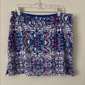 Tranquility by Colorado Clothing Blue and White Mini Skirt